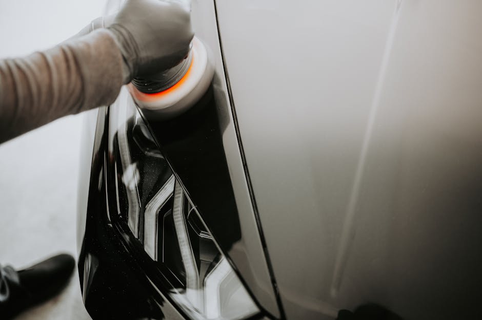 Car paint polishing and correction